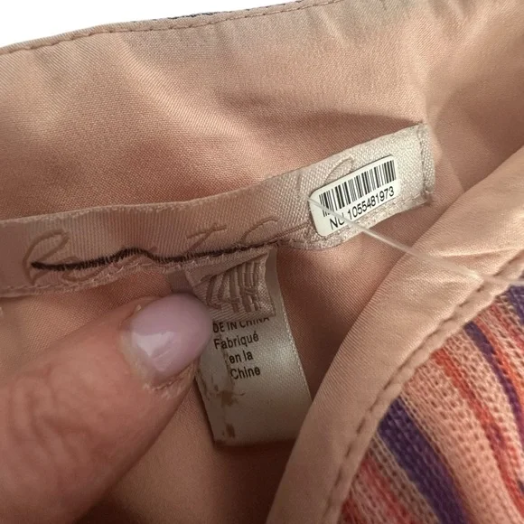 Hutch Amara Bustier Pleated Fit and Flare Midi Dress pink/purple 24W - Picture 6 of 12